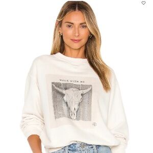 Anine Bing Sweatshirt Walk With Me size Small